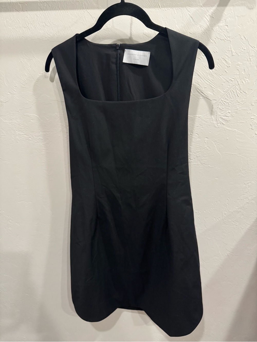 Modern Citizen Black Mini Dress with Square Neck